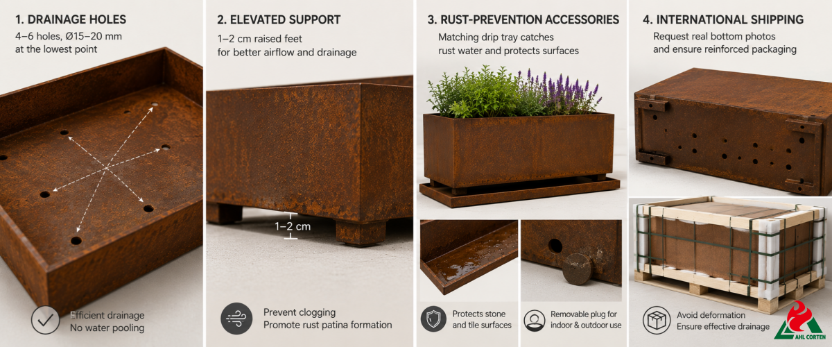 How to Select Corten Steel Planters with High-Quality Drainage